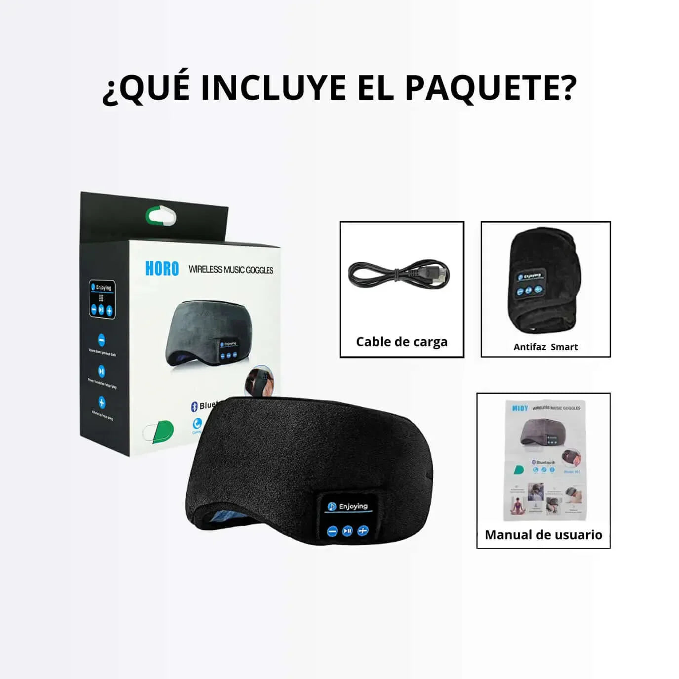 Antifaz Pro con Auriculares Bluetooth - VELIZ™