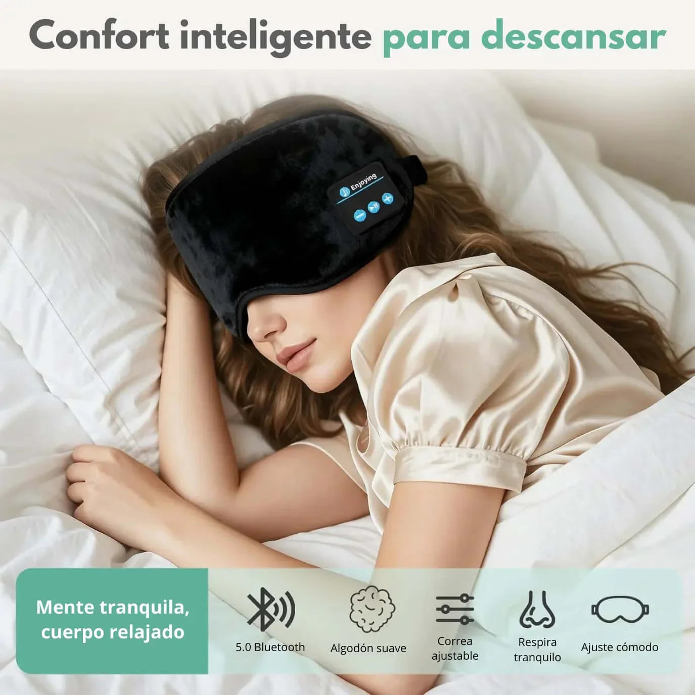 Antifaz Pro con Auriculares Bluetooth - VELIZ™