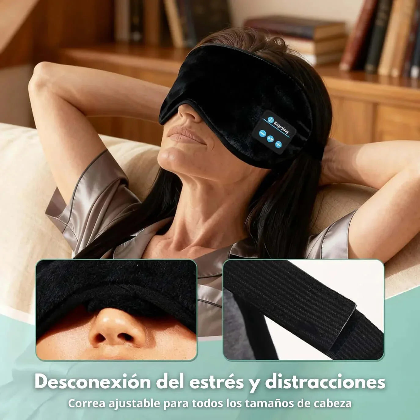 Antifaz Pro con Auriculares Bluetooth - VELIZ™