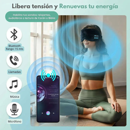 Antifaz Pro con Auriculares Bluetooth - VELIZ™